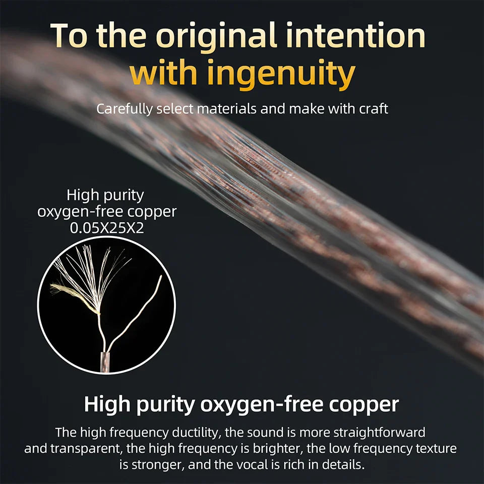 KZ Copper Earphone Cable
